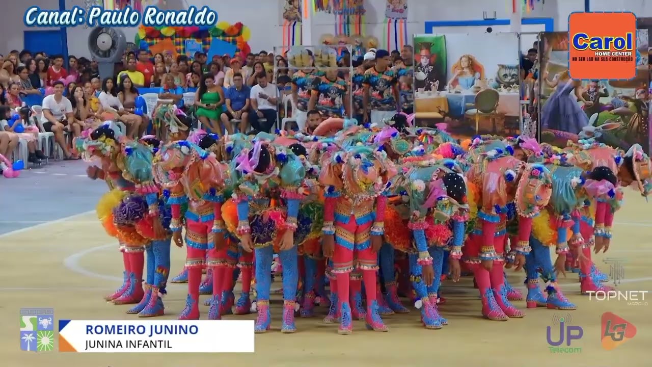 Apresentação da Quadrilha  Romeiros Junino, no XXXIX Concurso de Quadrilhas Juninas de Soure 2025.