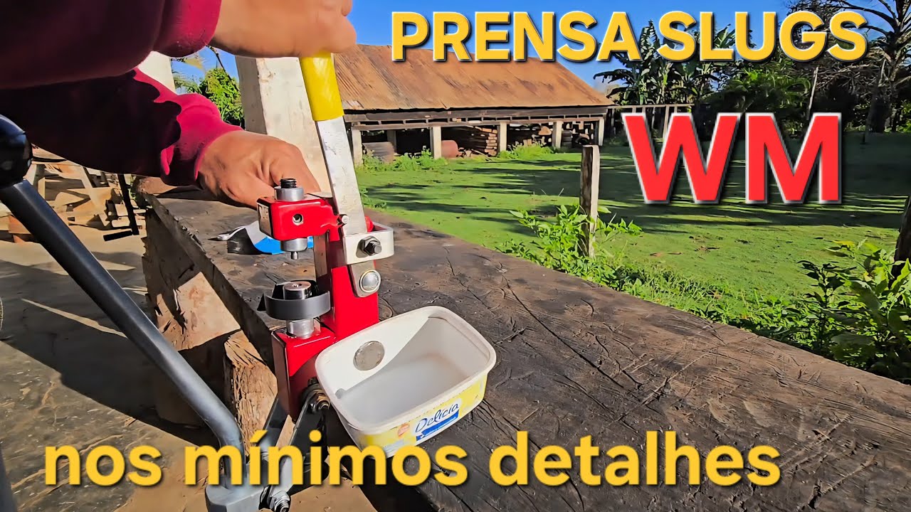 Prensa Slug WM e demonstração de funcionamento nos mínimos detalhes