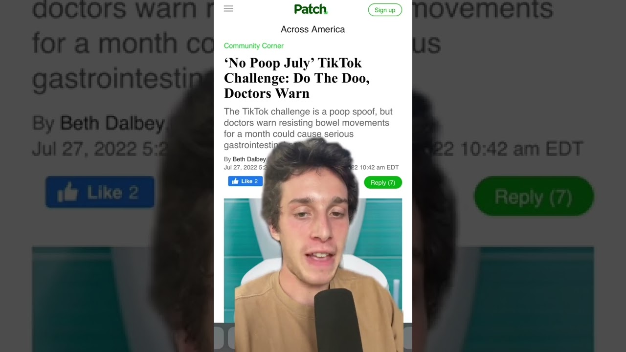 Самый безумный тренд TikTok, который когда-либо существовал... никаких какашек в июле #Shorts