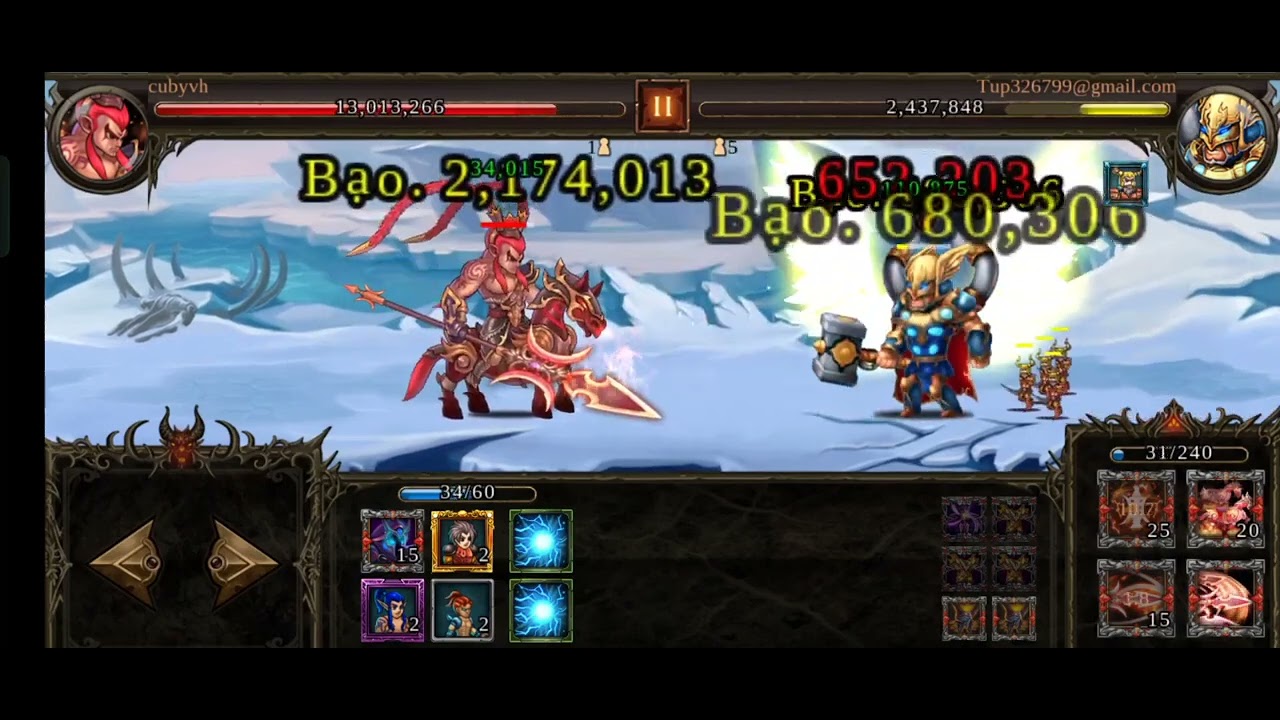 Lubu 80 VS SaTan 100?? lấy Lubu đi giao lưu với ae hero 100 | [EPIC HEROES WAR]