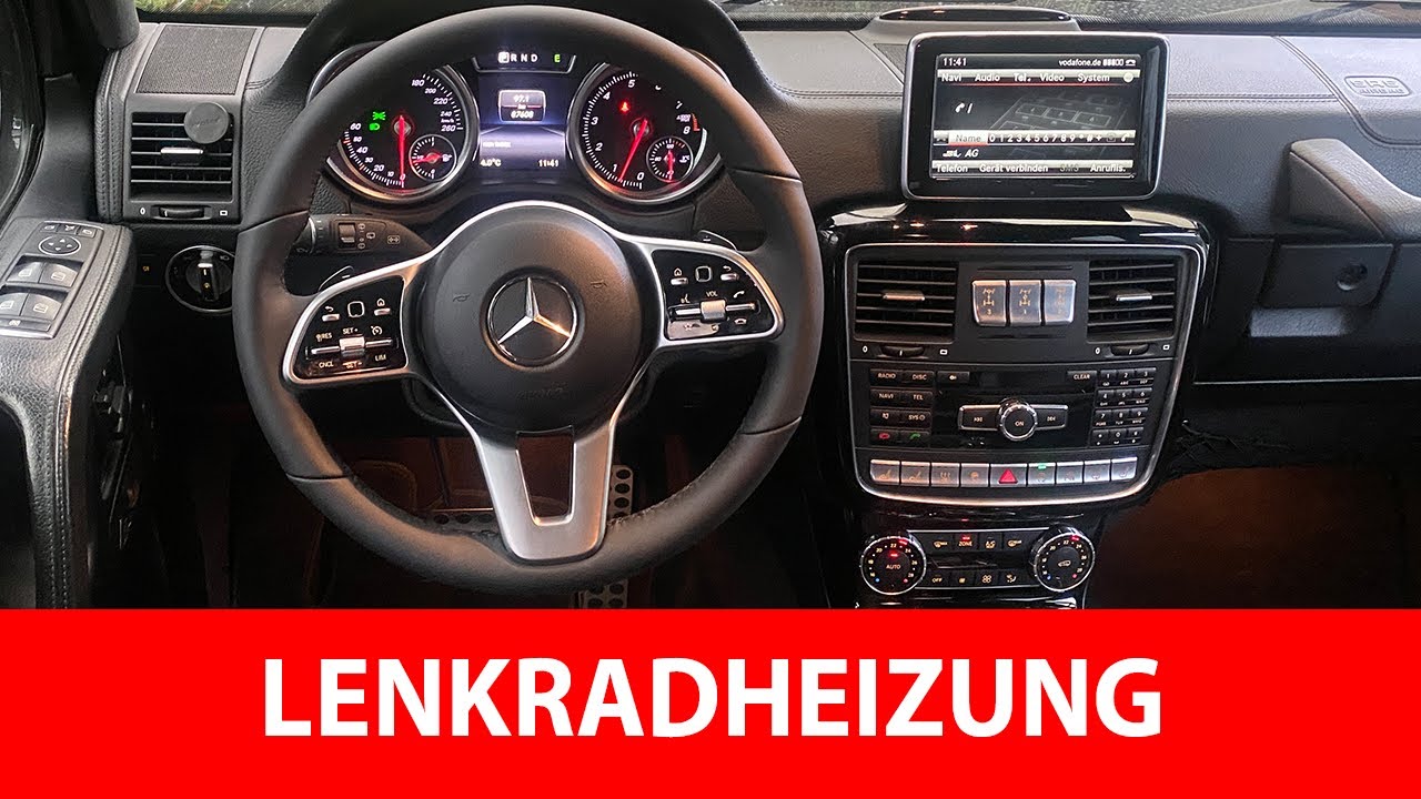 G-Klasse W463 Lenkrad Umbau 463a Nachrüsten Facelift Mopf Lenkradheizung