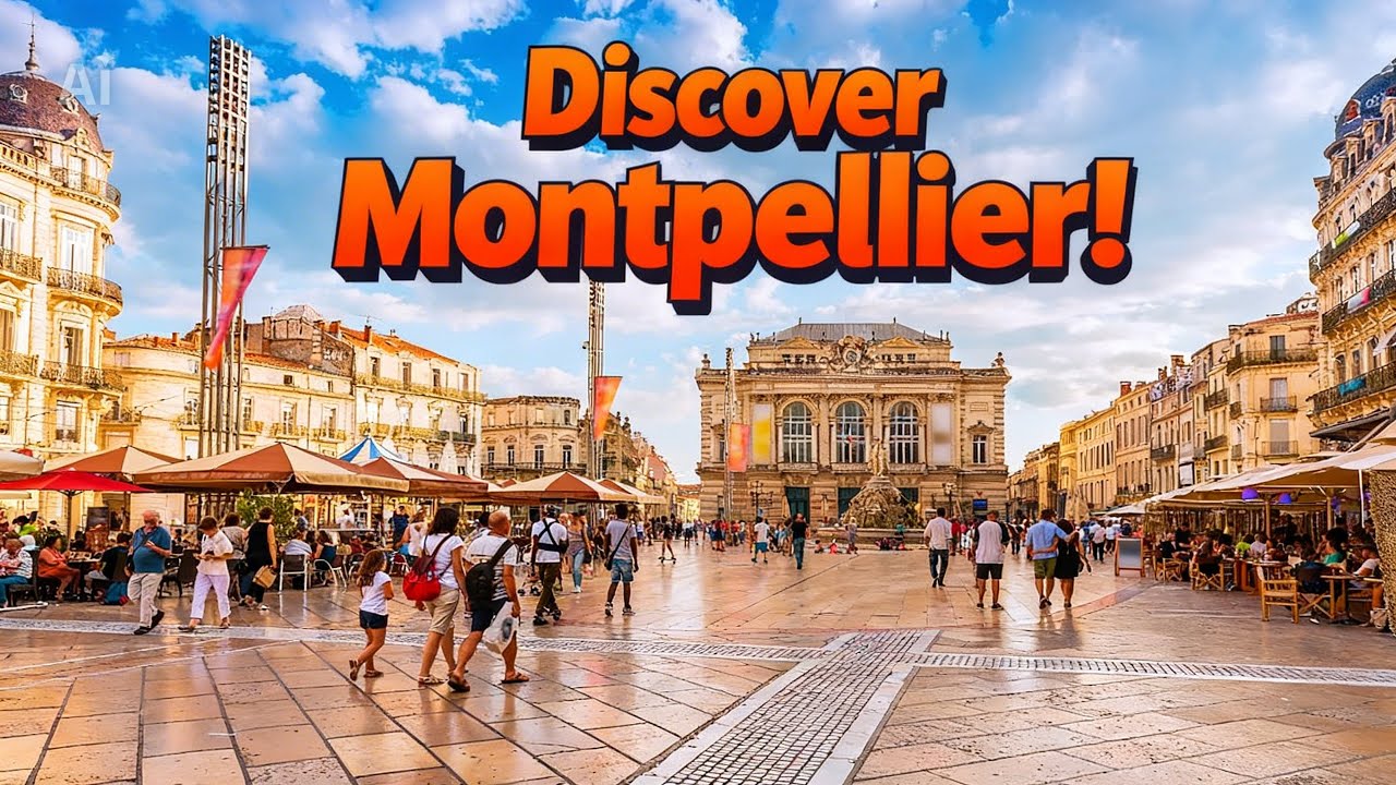 Walking Through Busy Montpellier | France 🇫🇷 4K