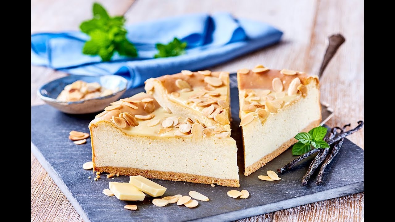 Waniliowy sernik na migdałowym spodzie - Sprawdzony Przepis | Dr. Oetker