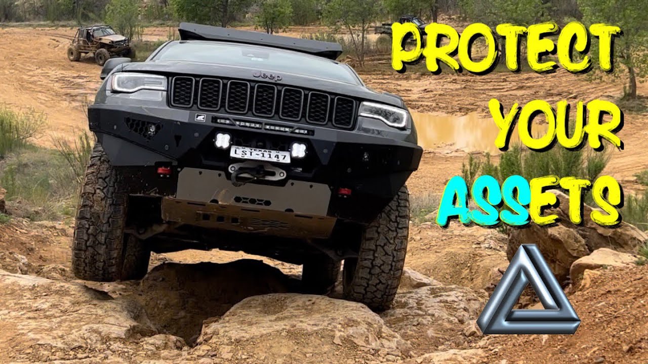 Gleaming-Alloy XOPlate Rear Differential Guard for the Grand Cherokee WK2 Install