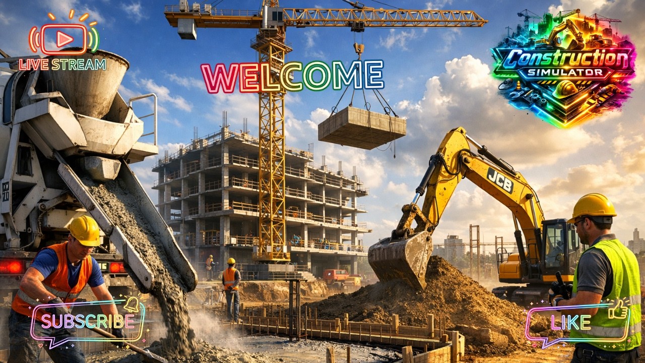 Live construction simulator | helping friend then we check our task or misson |day-3🚧👷🛠️🚛😊