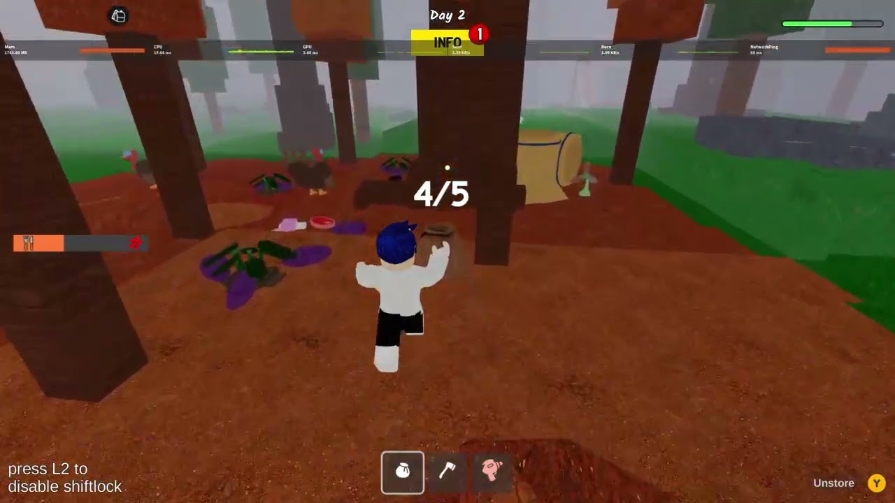  اول فيديو في Roblox لعبة  99nights in the forest 