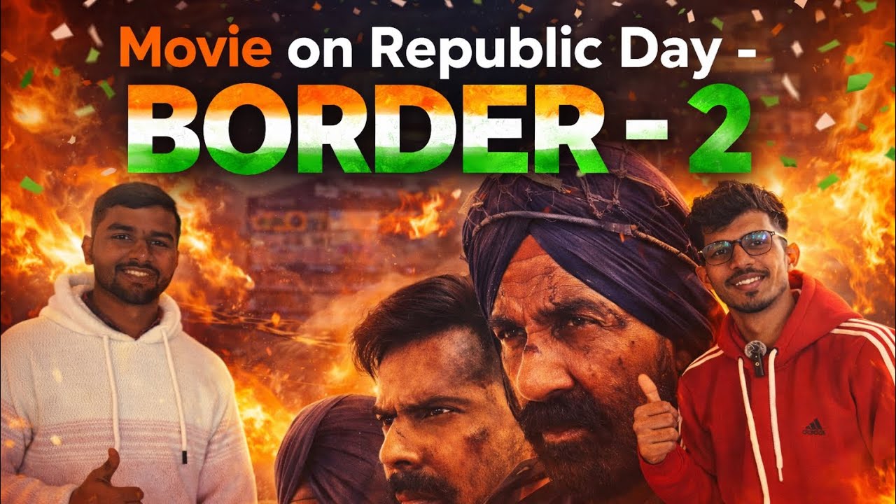 Watch Movie On Republic - Border 2 | Movie Day Vlog | @RaviSirLifeVlog #vlogger 