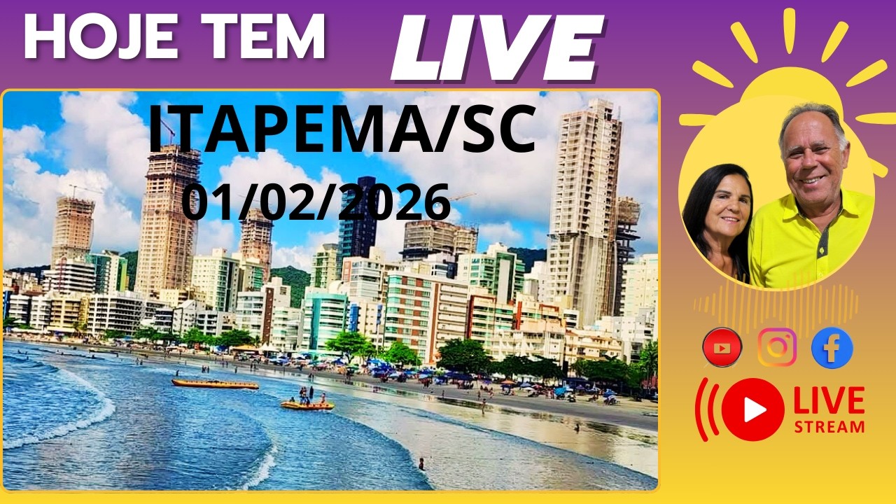 ITAPEMA /SC 1º DOMINGO DE FEVEREIRO 01/02/2026   10:00 HR