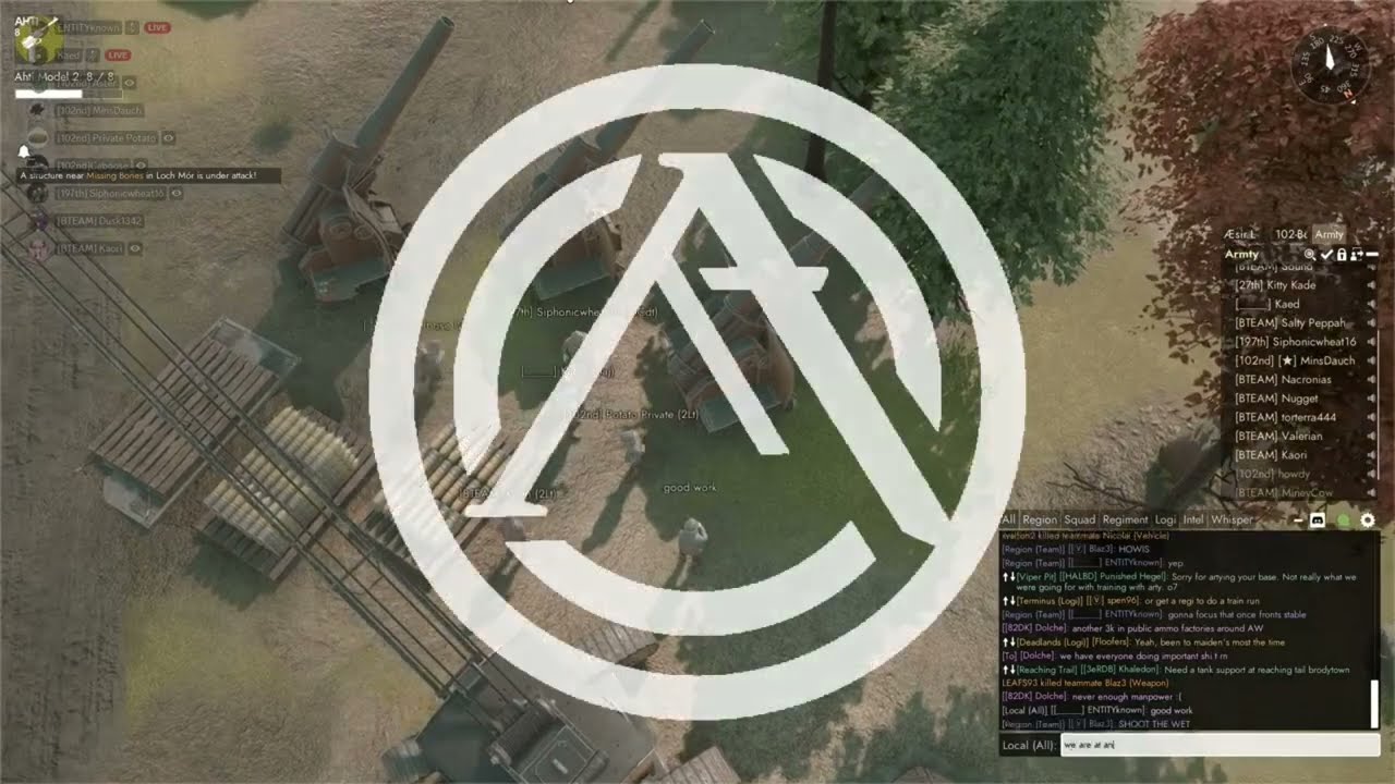 War 103: Æsir combined arms, pushing Mudhole. Day 368.