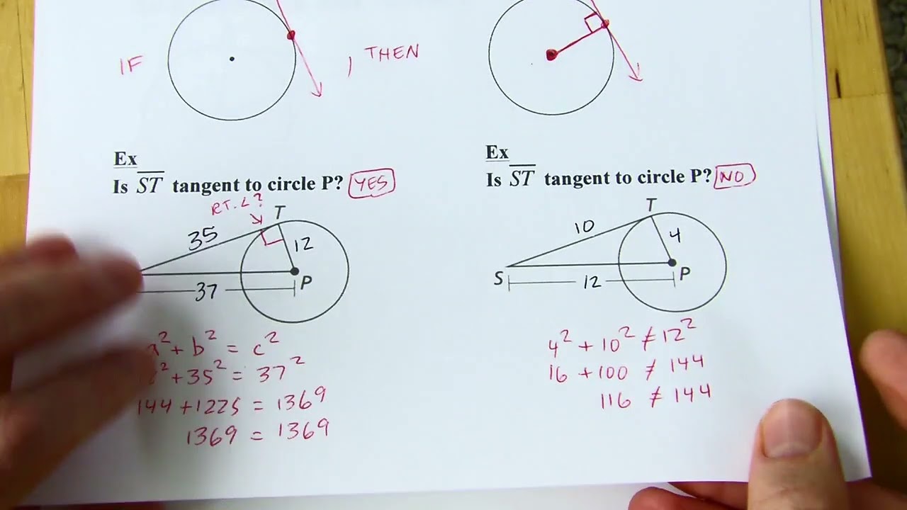 Geometry - Big Ideas 10.1 - Lines and Segments that Intersect Circles