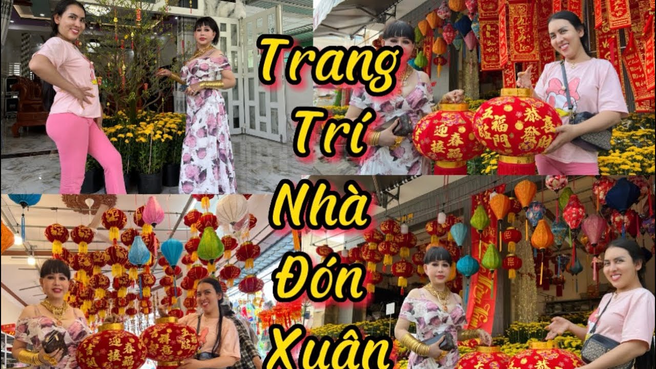 Hội Chị em cùng Trang Trí  Nhà đón Tết cùng Nữ Đại Gia 72 cây vàng😍