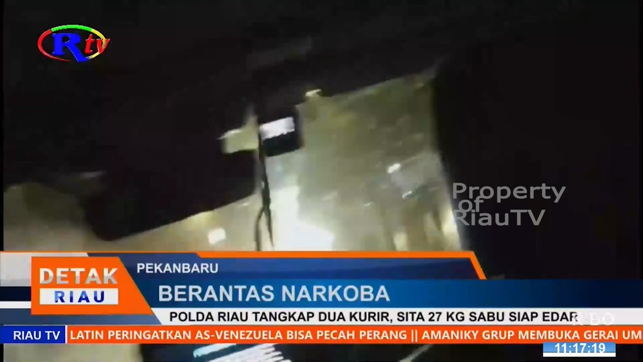 POLDA RIAU TANGKAP DUA KURIR, SITA 27 KG SABU SIAP EDAR