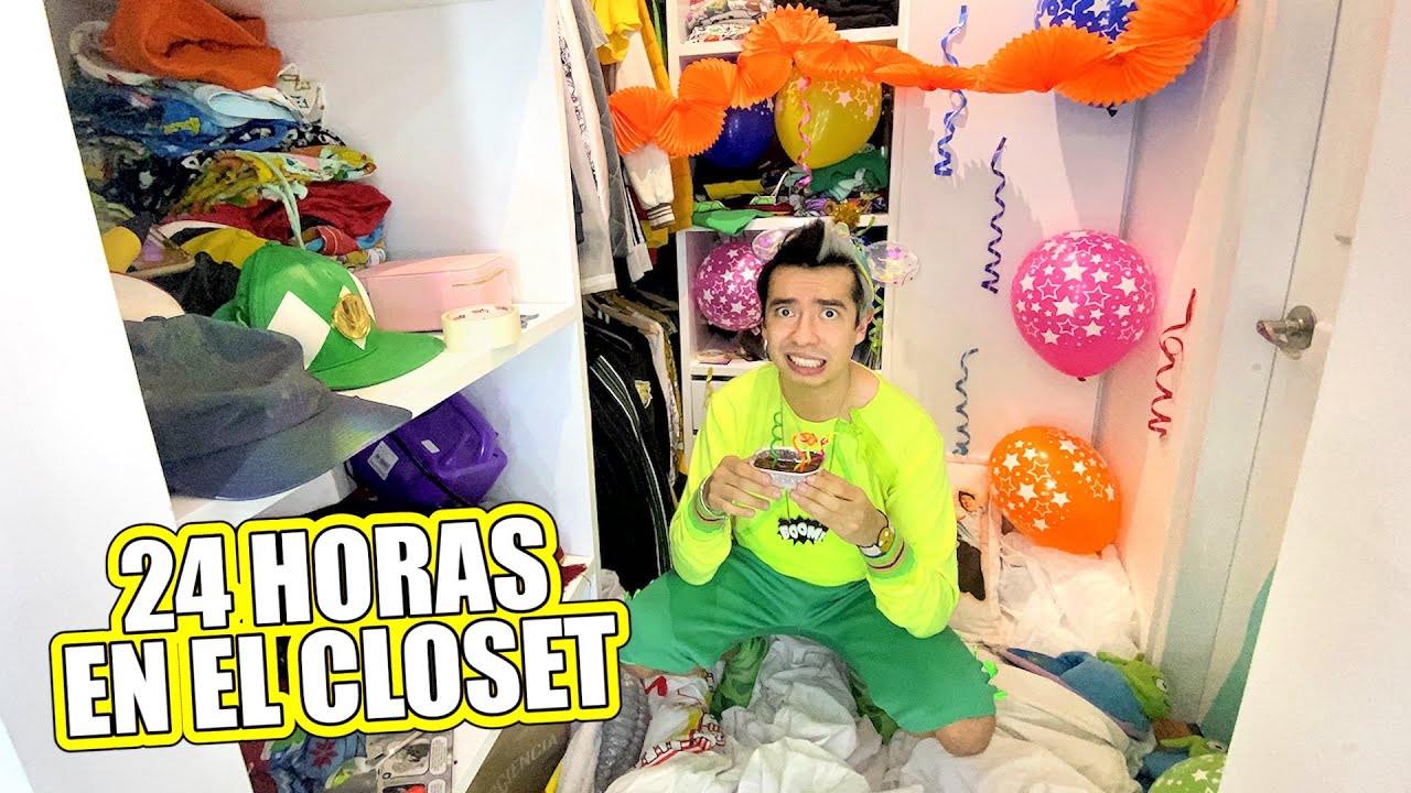 24 HORAS en el CLOSET (Me CORTO el Pelo, COCINO, Celebro mi CUMPLEAÑOS y Más) - Ami Rodriguez