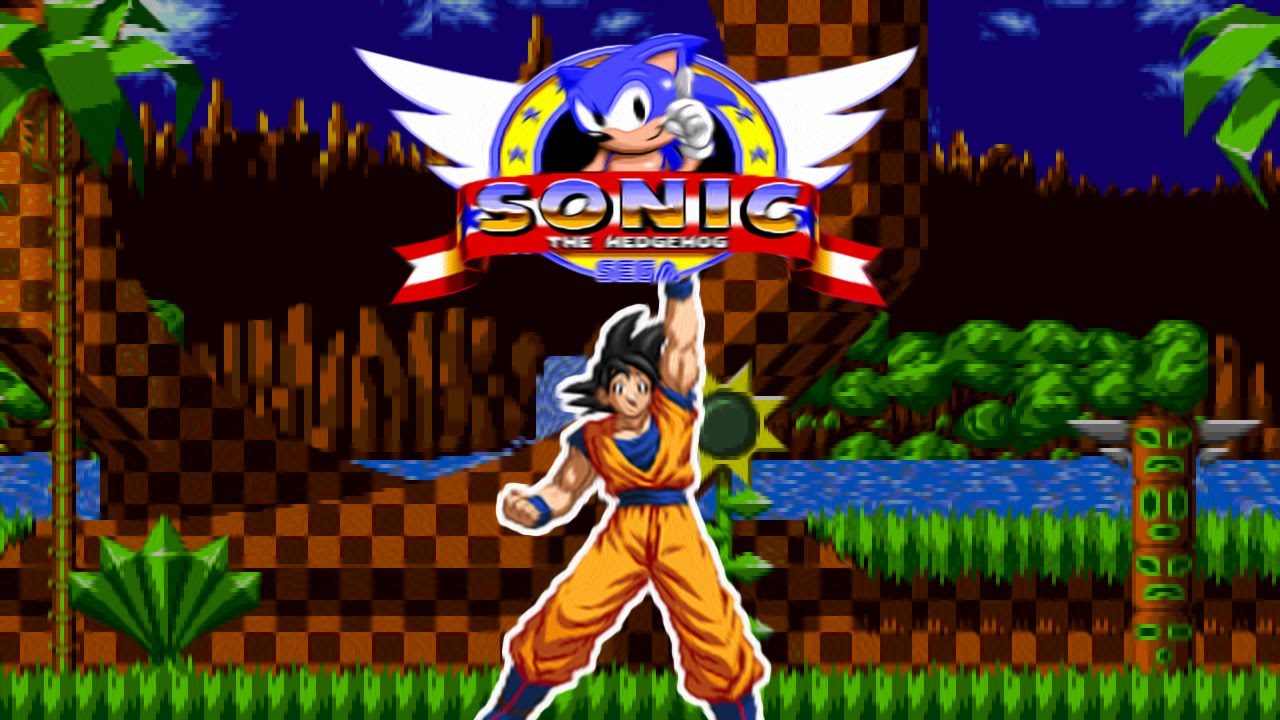 Goku explores Sonic's world. ANIME MUGEN Blizzard Goku vs Sonic The Evil Awaken 2