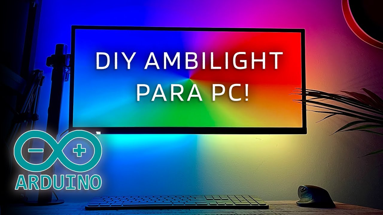 FAÇA ISSO NO SEU MONITOR! Ambilight com ARDUINO!