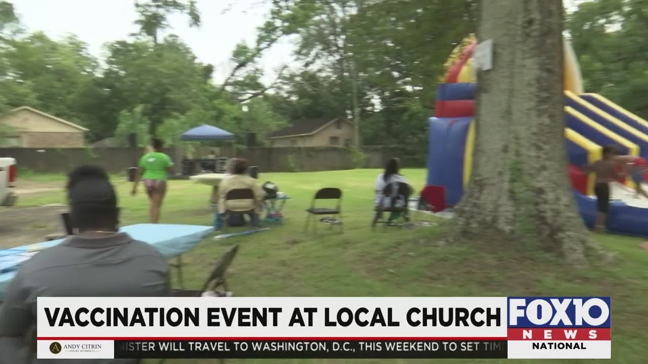 Vaccination event at a local church