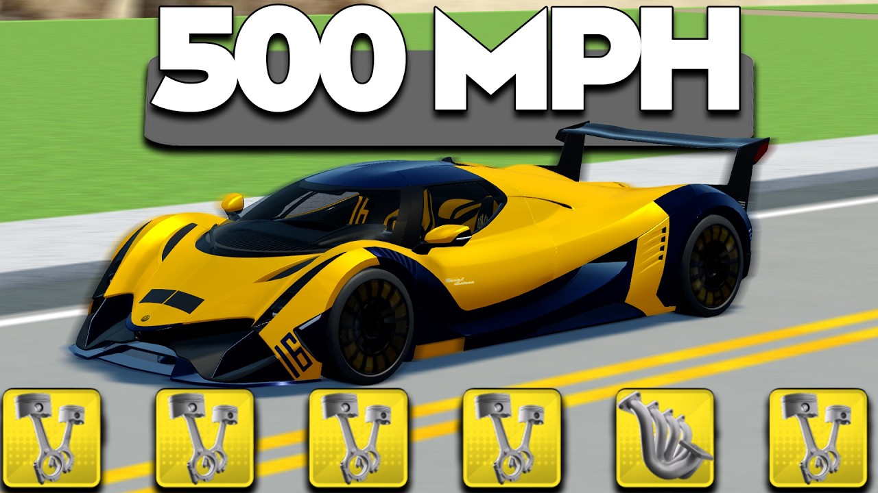 This Car Now Goes 500MPH IN Driving Empire!