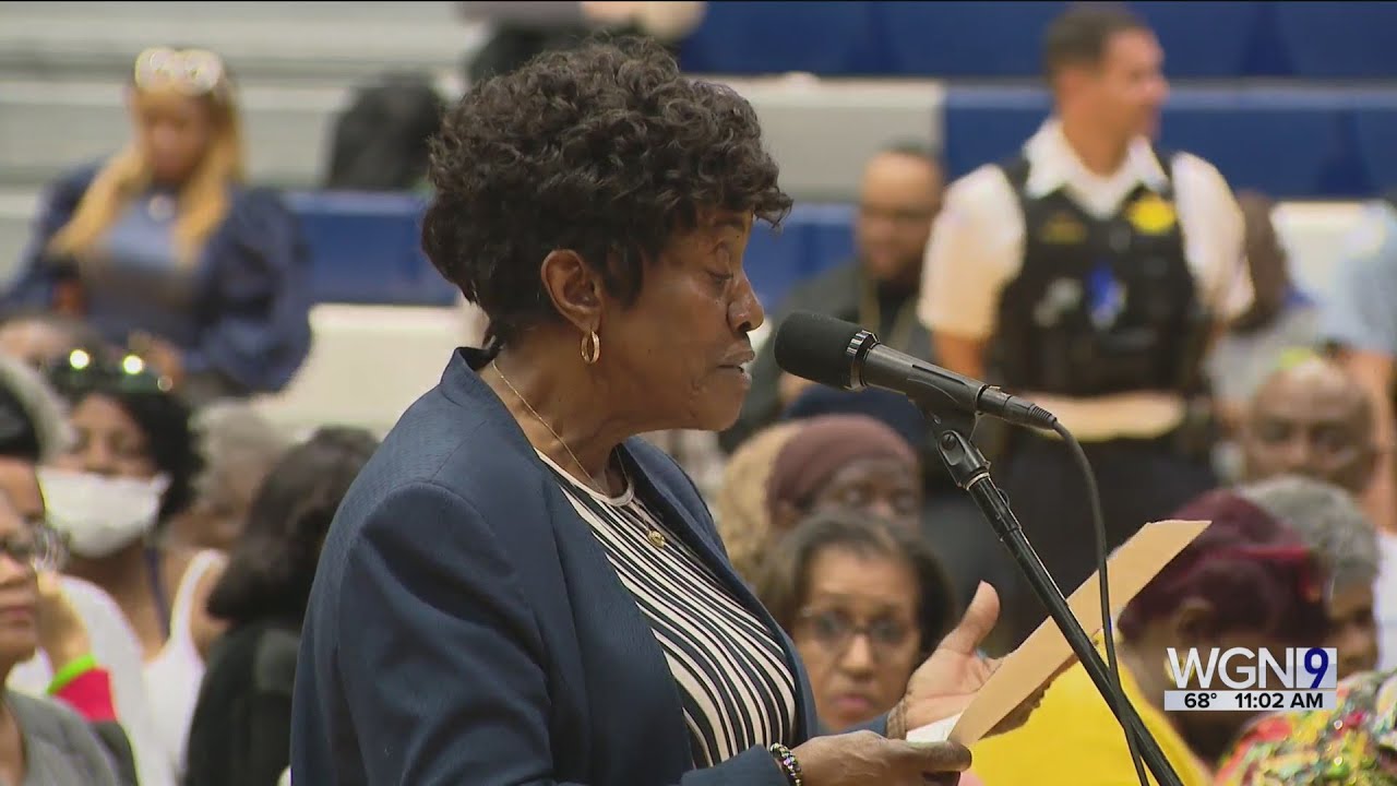 City meeting over housing migrants turns heated