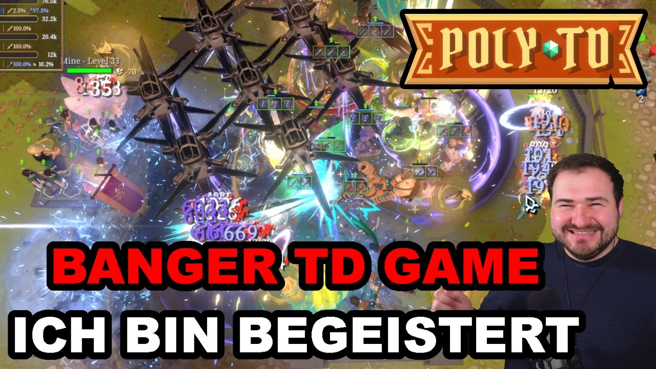 Poly TD - BANGER TD SPIEL BEGEISTERT MICH SEHR