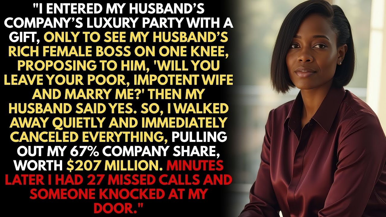 His Boss Proposed At The Gala, So I Walked Away With My $27 Million Empire