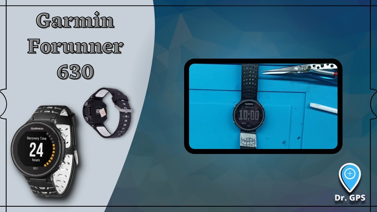 Garmin Forerunner 630 (Reparo nos Botões e Limpeza Geral)