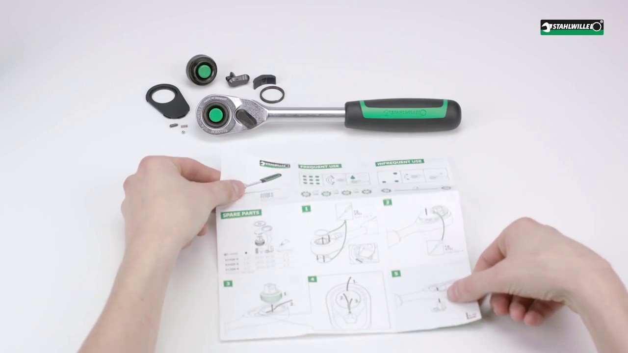 STAHLWILLE fine tooth ratchets: How to service/repair.