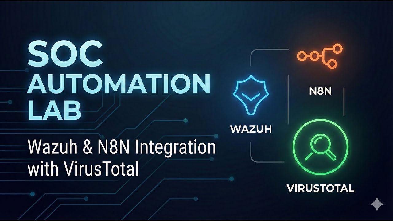 SOC Automation Lab: Wazuh & N8N Integration with VirusTotal [Tutorial]