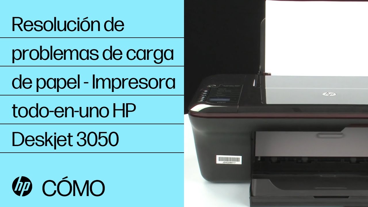 Resolución de problemas de carga de papel - Impresora todo-en-uno HP Deskjet 3050 | HP Support