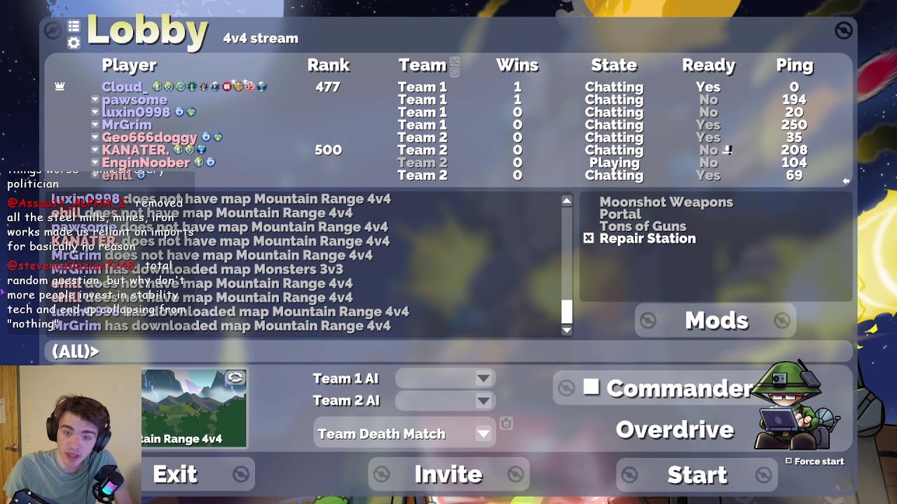 streaming so i have an excuse not to edit