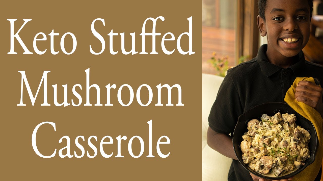 Keto Stuffed Mushroom Casserole