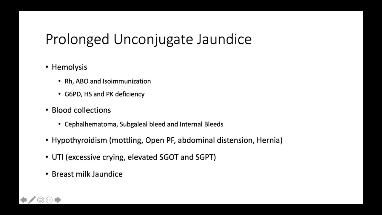 Prolonged Jaundice/Cholestatic Jaundie