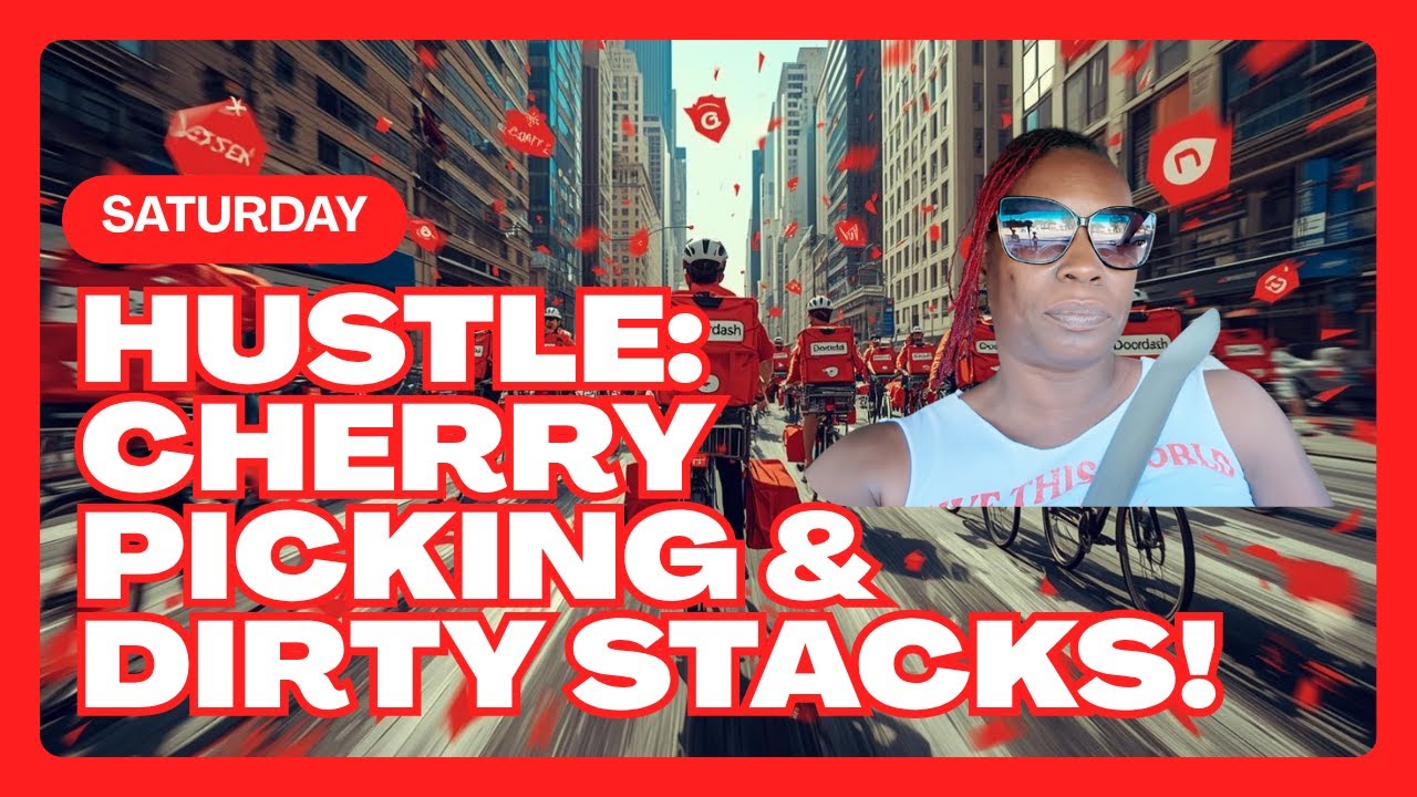 Saturday Hustle: Cherry Picking & Dirty Stacks! | DoorDash+Uber Eats Ride-Along