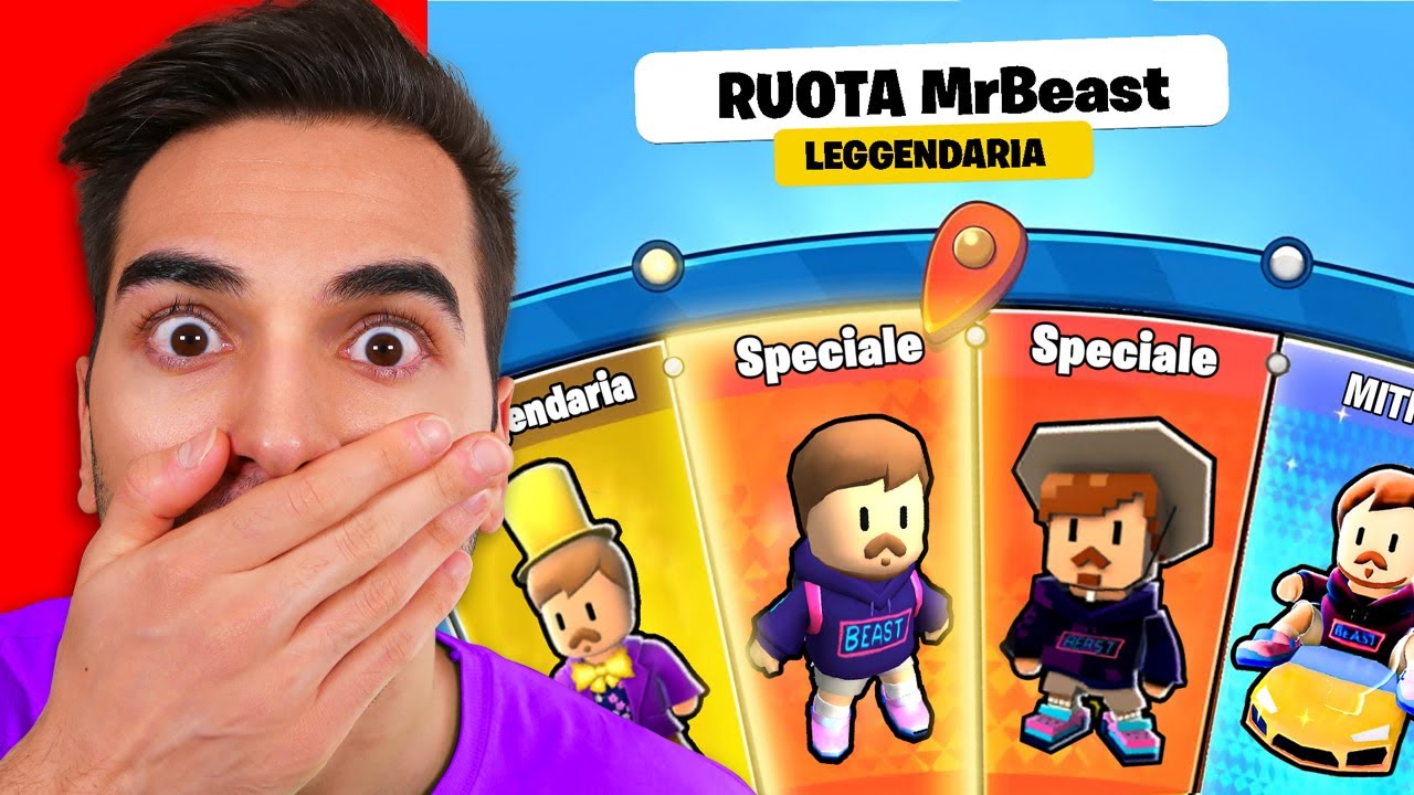 GIRO LA NUOVA RUOTA DI MRBEAST SU STUMBLE GUYS