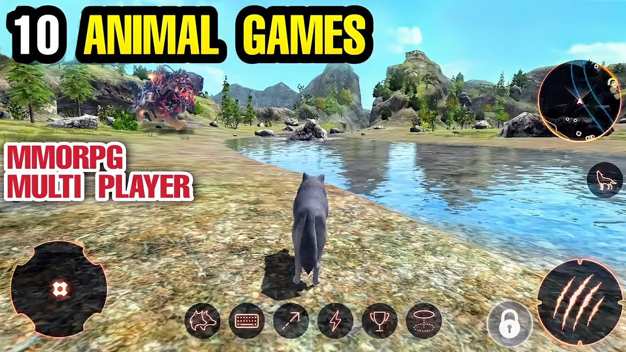 Top 10 MMORPG Animal Multiplayer Games Open World for Android & iOS for Low end phone