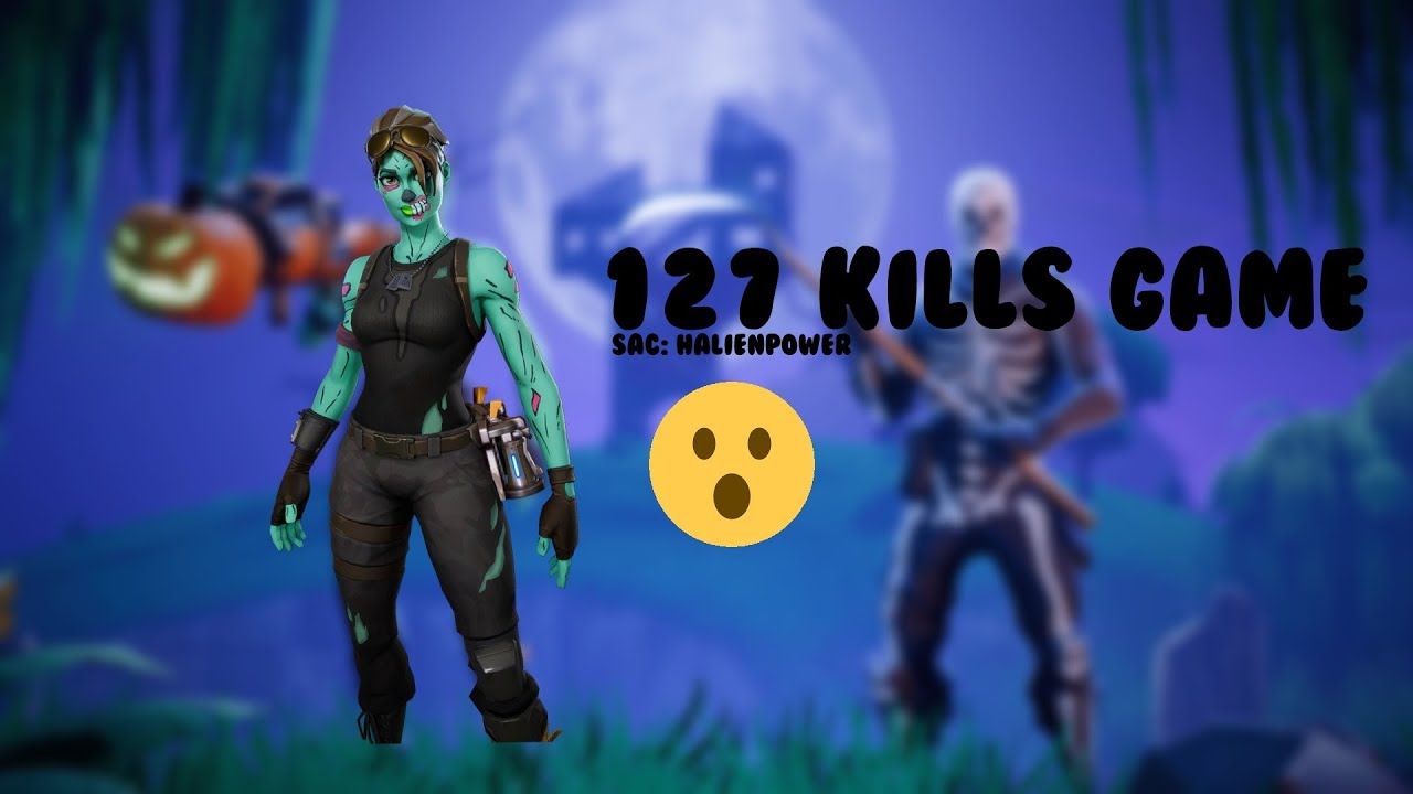 Halien Fortnite kills world record!! *127 kills*