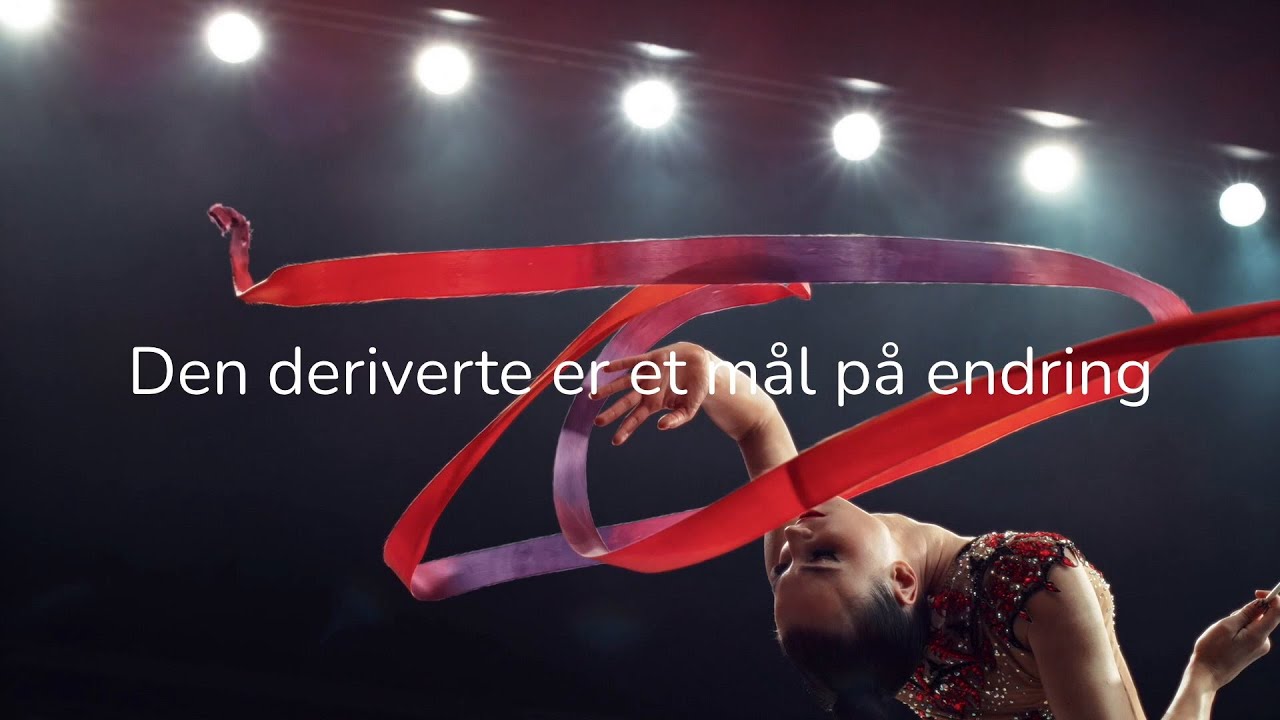 Den deriverte er et mål på endring
