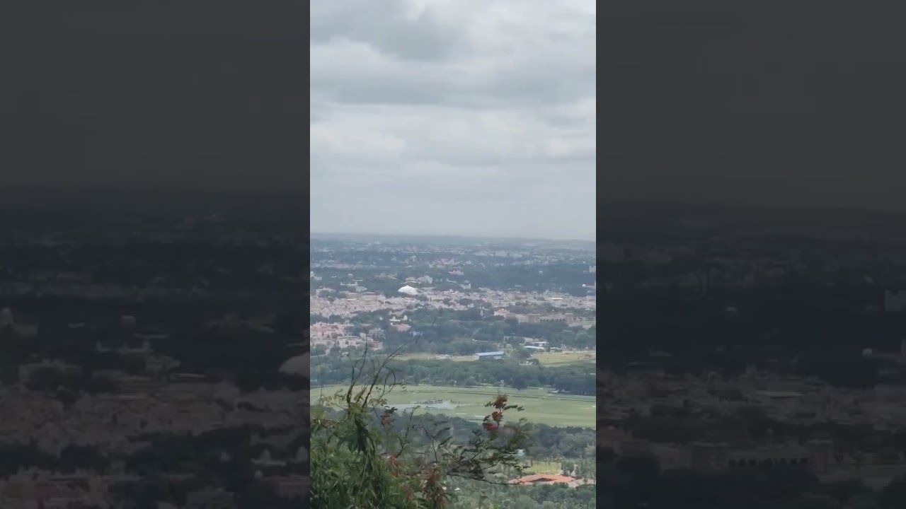 Mysore City Full view from Chamundi Temple Road - Karnataka | #mysore #temple #travel #city #hiking