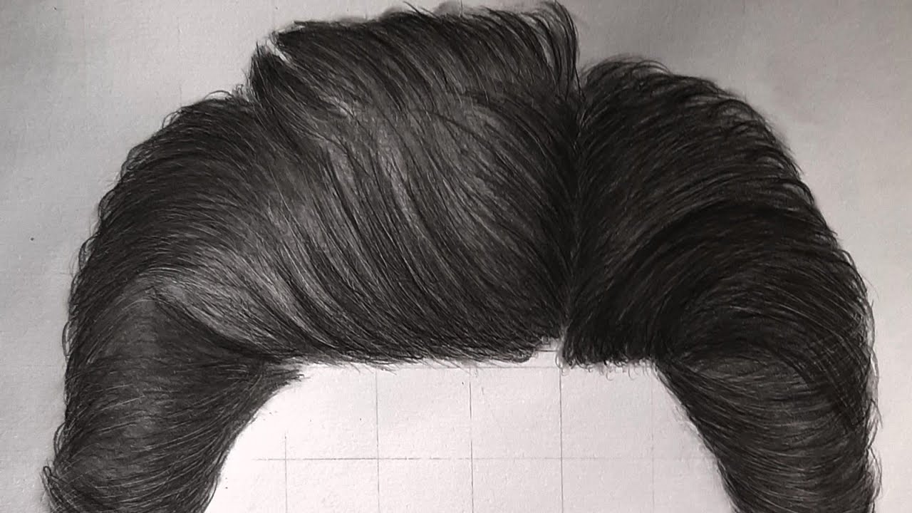 Drawing hairs - Timelapse