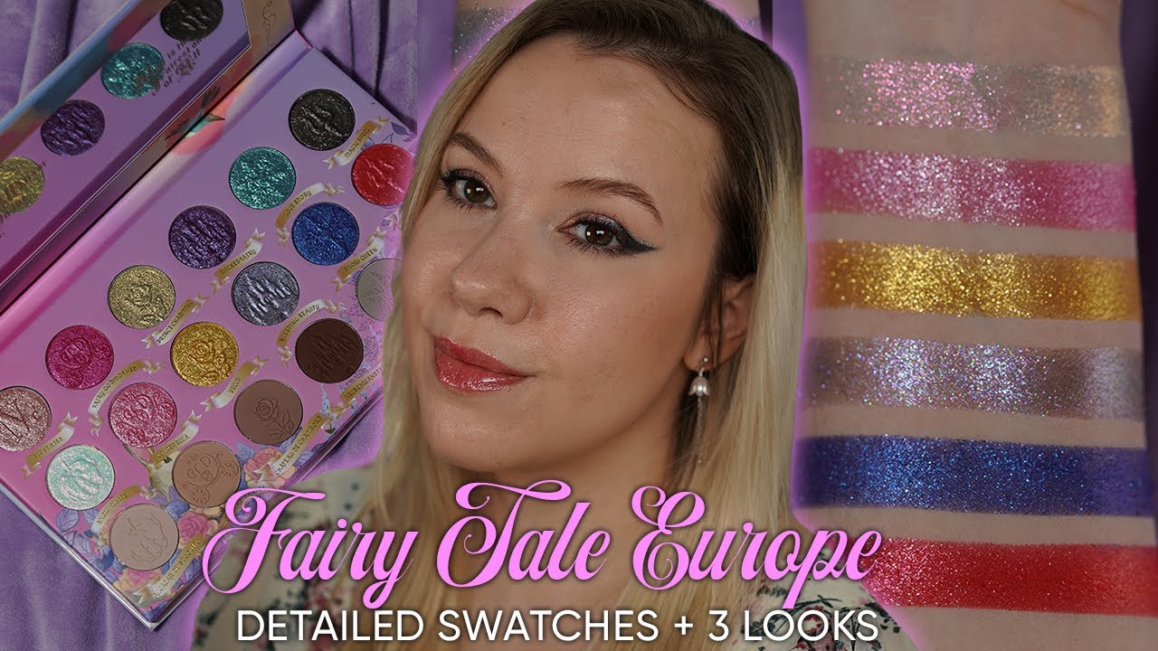 Nomad Cosmetics Fairy Tale Europe Palette | Detailed Swatches and 3 Looks