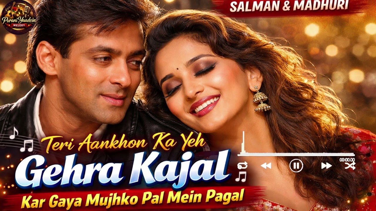 Teri Aankhon Ka Yeh Gehra Kajal | Romantic Bollywood Love Song | Hindi Melody 💖