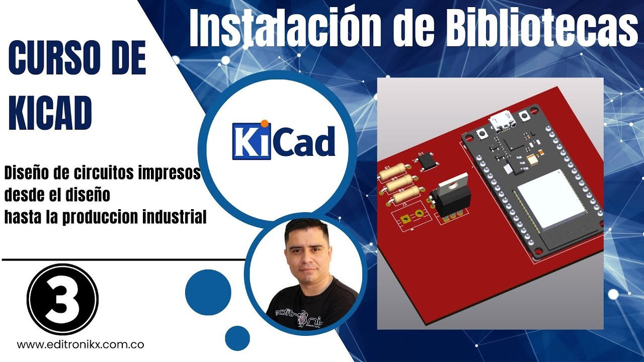 No 3 instalacion de bibliotecas de symbol huellas y archivos step 3d en kicad 9