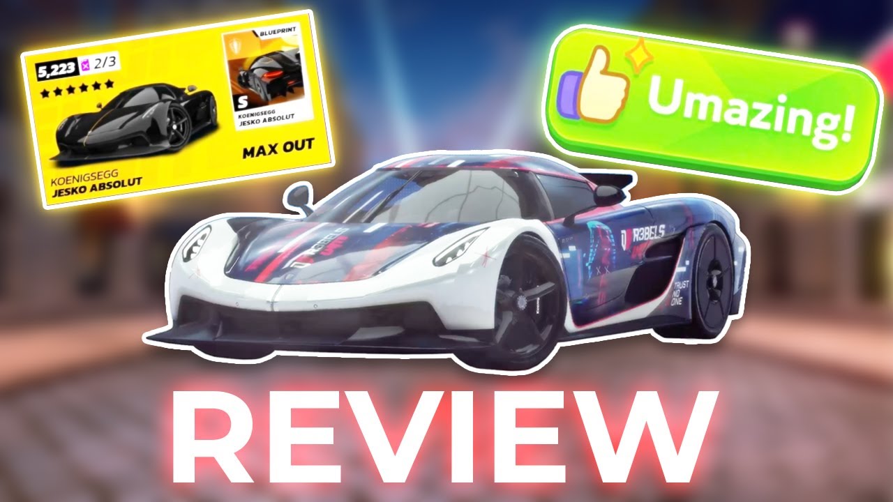 Koenigsegg Jesko Absolut: Review (Asphalt Legends)