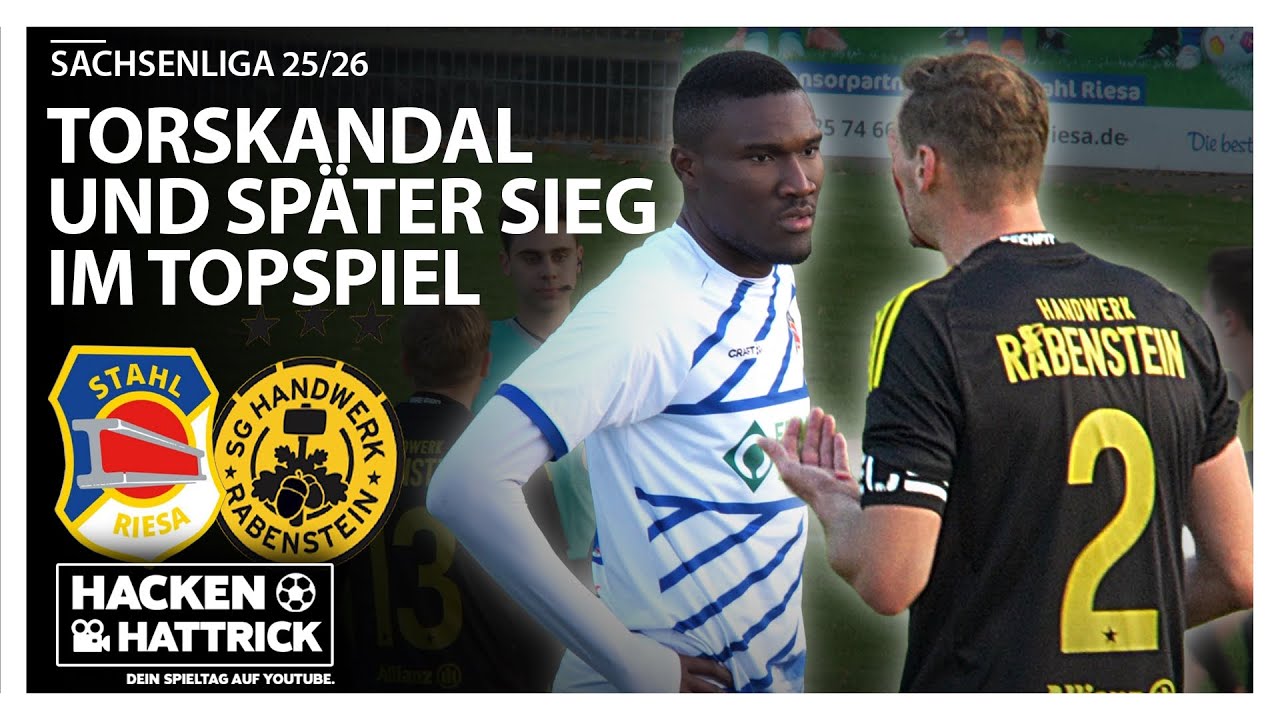 SKANDAL IM TOPSPIEL / BSG STAHL RIESA VS SG HANDWERK RABENSTEIN / ALLE TORE, HIGHLIGHTS /SACHSENLIGA