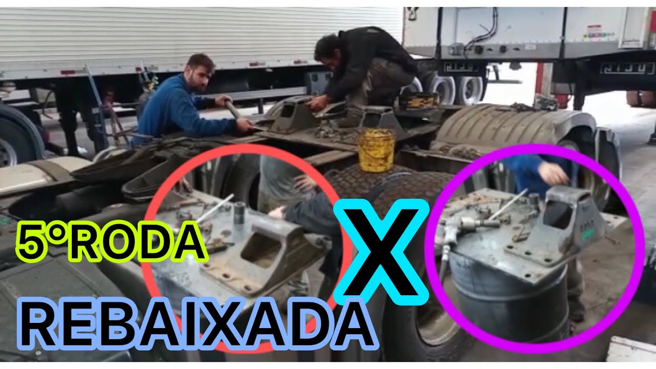 REBAIXANDO A 5° RODA 😁😁 DO CAMINHÃO