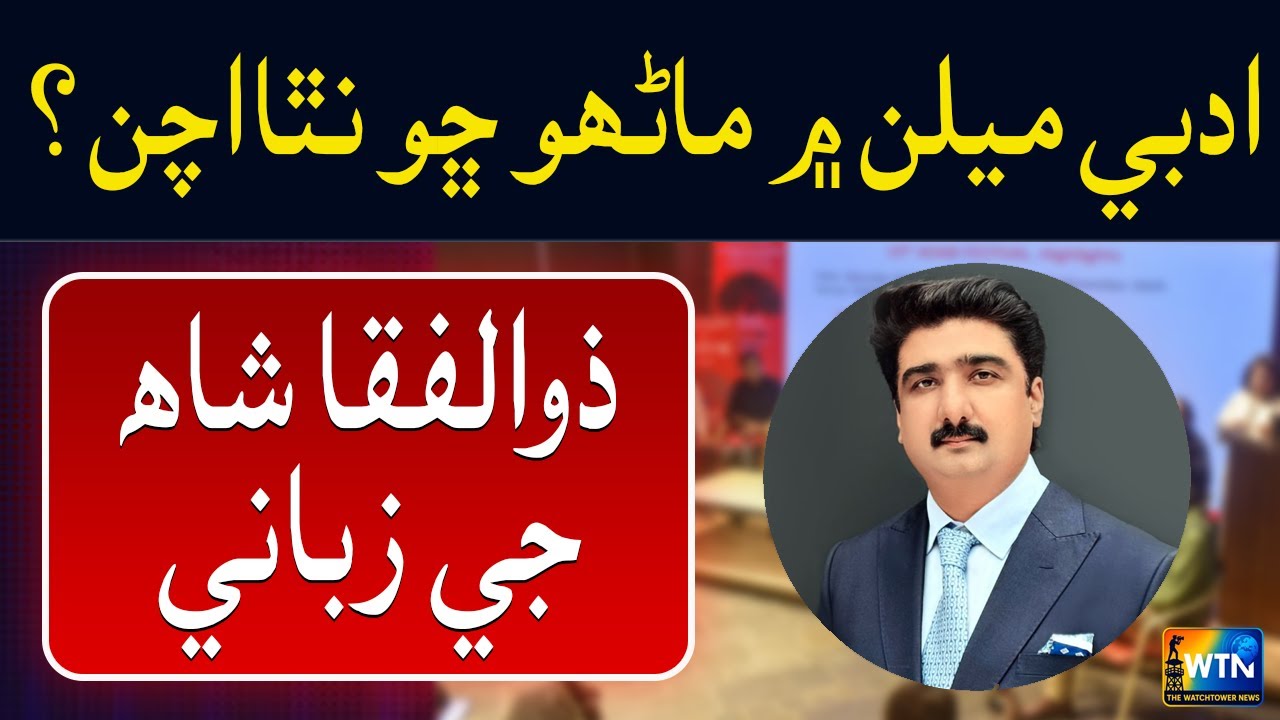 Why Are People Attending Literary Festivals Less? Provincial Minister Zulfiqar Shah Explains