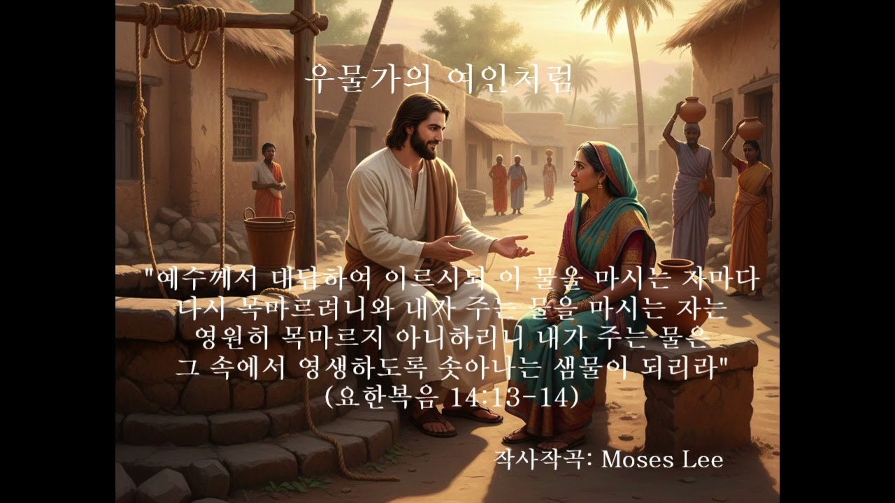 우물가의 여인 처럼 (작사작곡:Moses Lee) 이야기 찬양