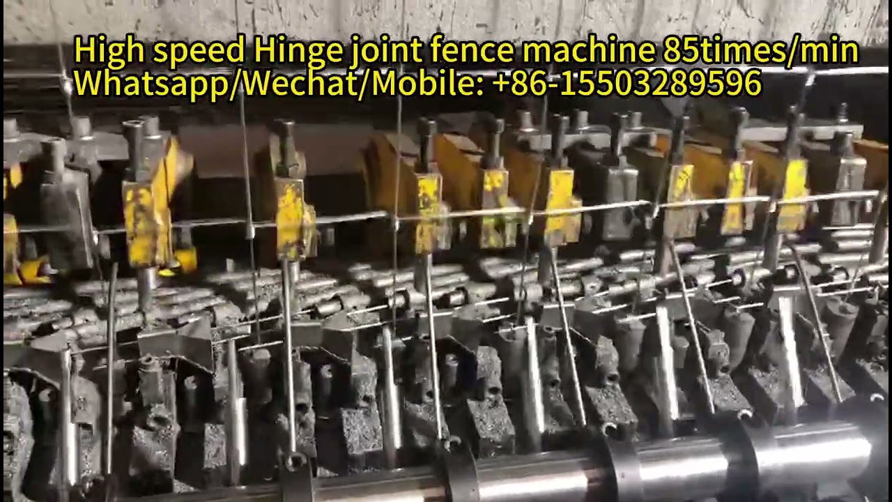 High Speed Hinge Joint Fence Machine