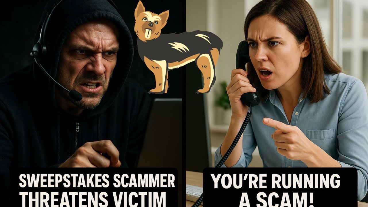 This DUMB Sweepstakes Scammer Threatens Me Over FAKE $10K Fee! 😳 #sweepstakesscam #lotteryscam