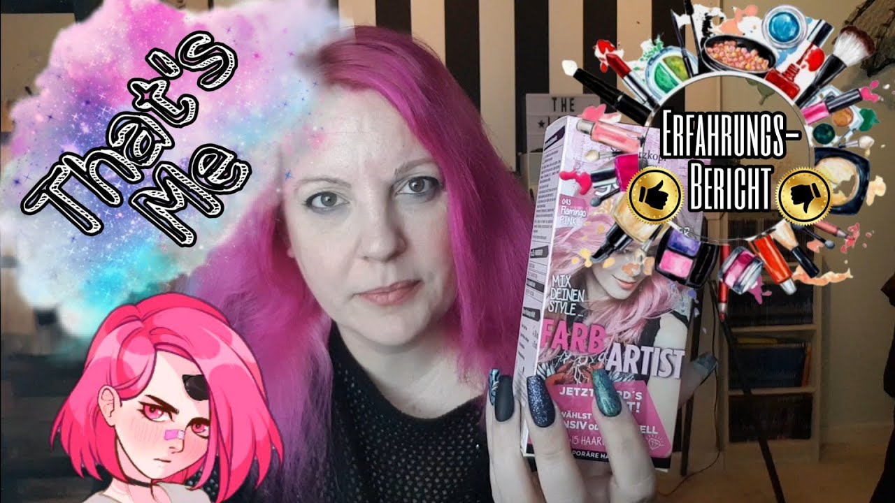 Pinke Haare mit Schwarzkopf got2be FarbArtist *Flamingo Pink*