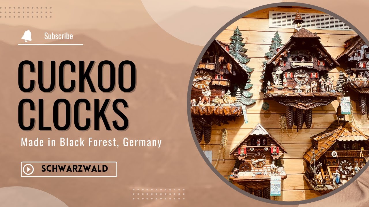 CUCKOO  CLOCKS! Made in Germany (Black Forest) Deutschland #vlog #travel 